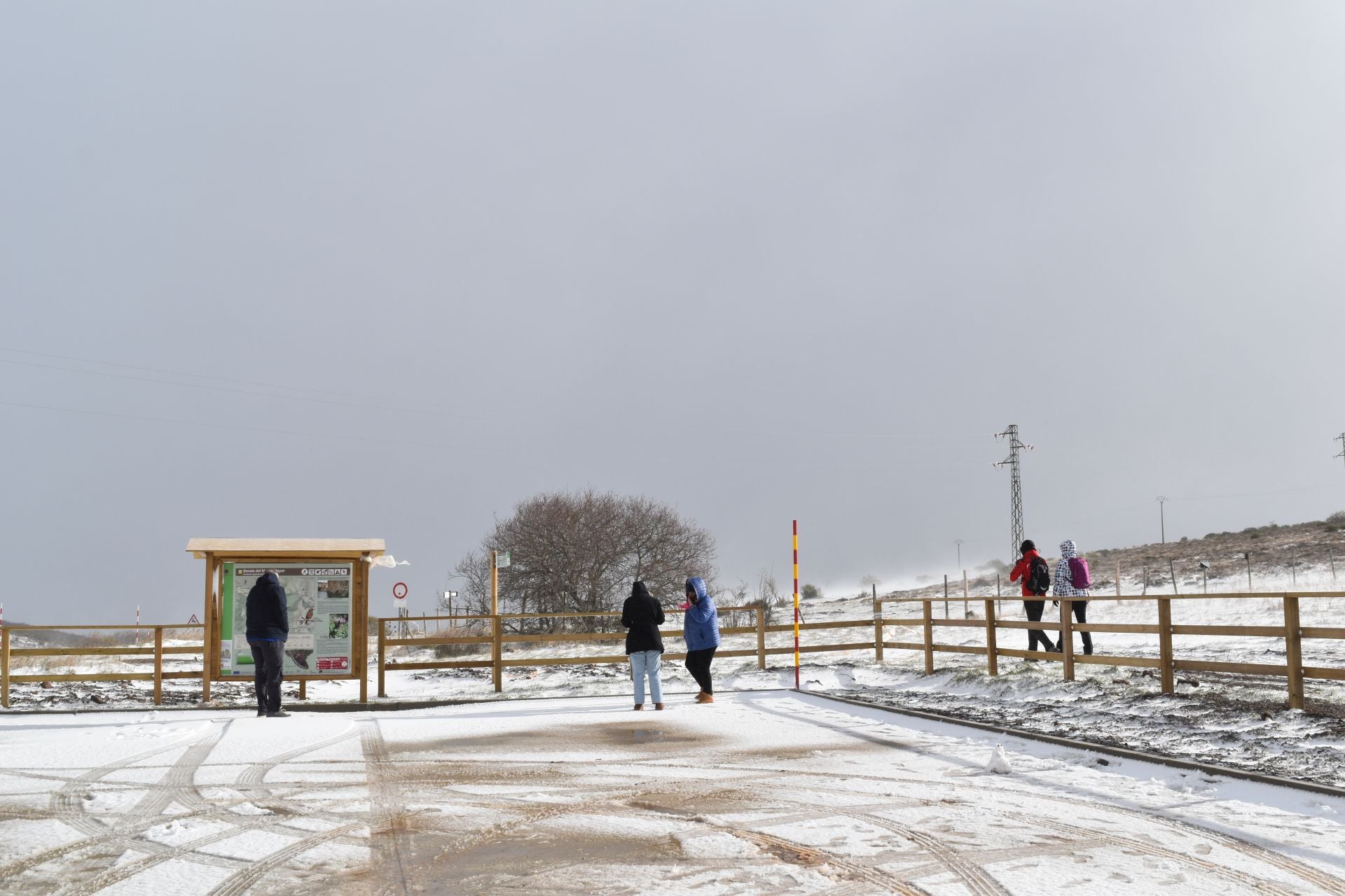 El norte de Palencia se tiñe de blanco