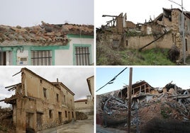 Casas en ruinas en pueblos de la provincia de Valladolid