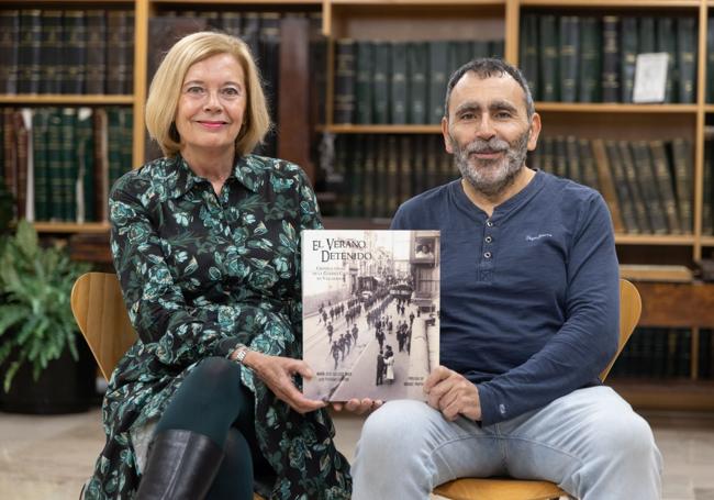 María José Velloso y Luis Posadas, autores del libro 'El verano detenido'.