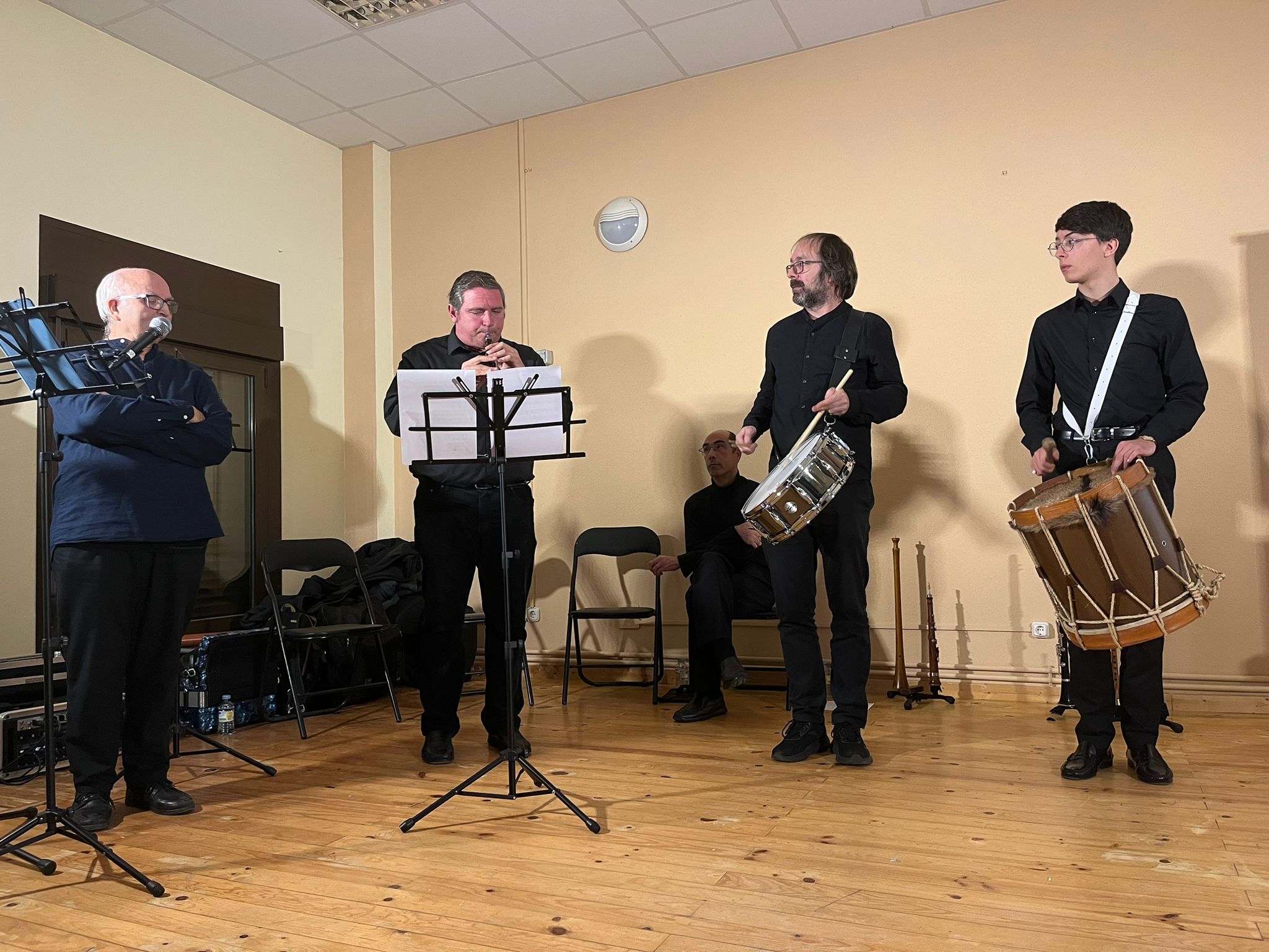 Emotivo homenaje en Herrín de Campos al músico tradicional