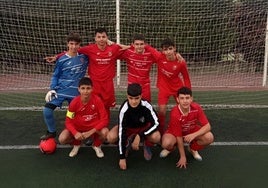 Equipo cadete de la Gimnástica Ayllonesa.