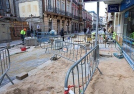 Obras en Don Sancho.