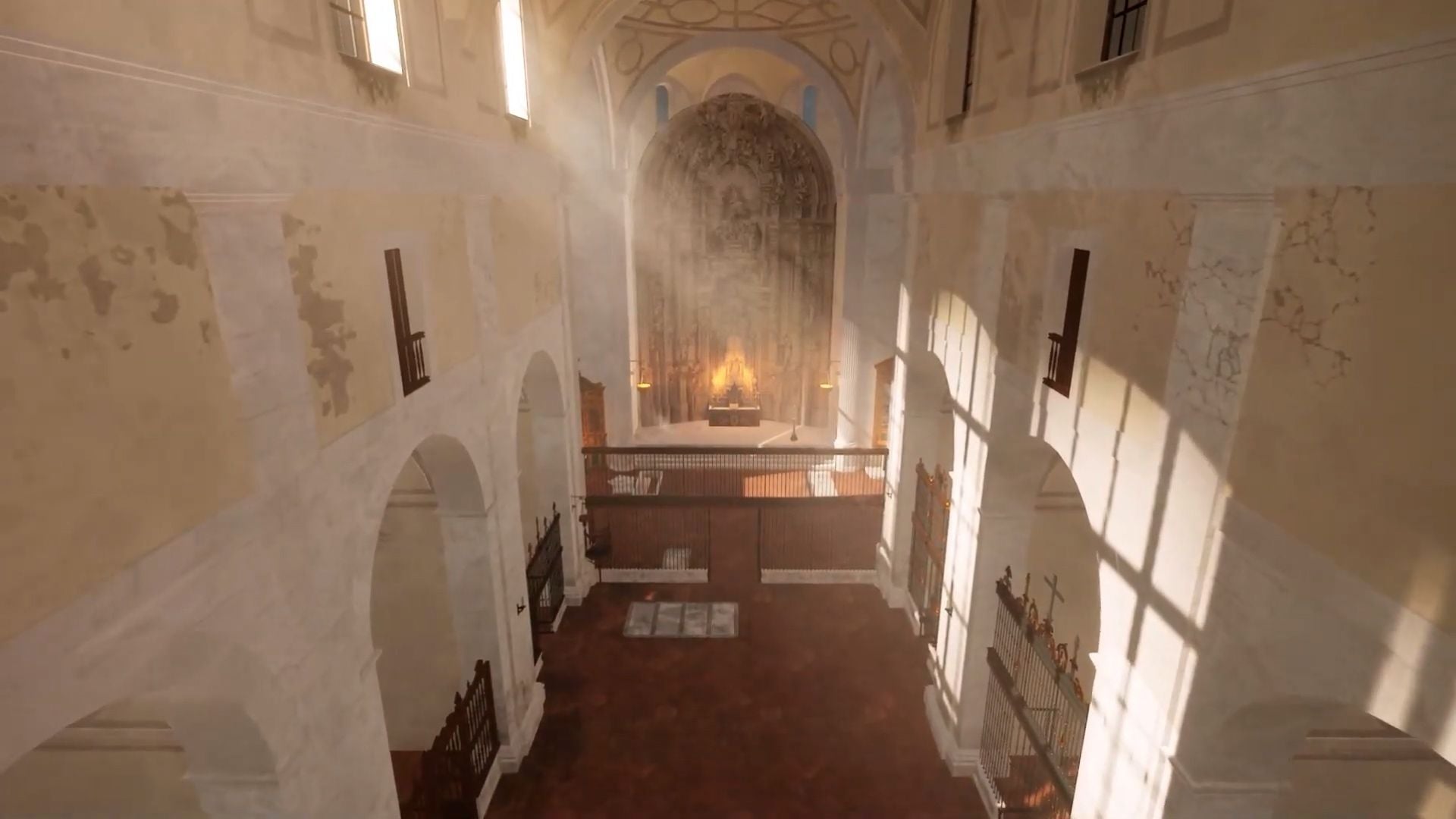 Las imágenes de la reconstrucción virtual del convento de San Agustín