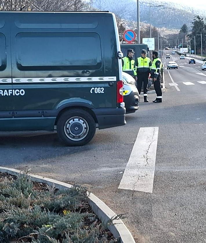 Imagen secundaria 2 - Lugar del accidente en la CL-601 en el Real Sitio de San Ildefonso.