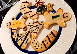 Galletas caseras navideñas