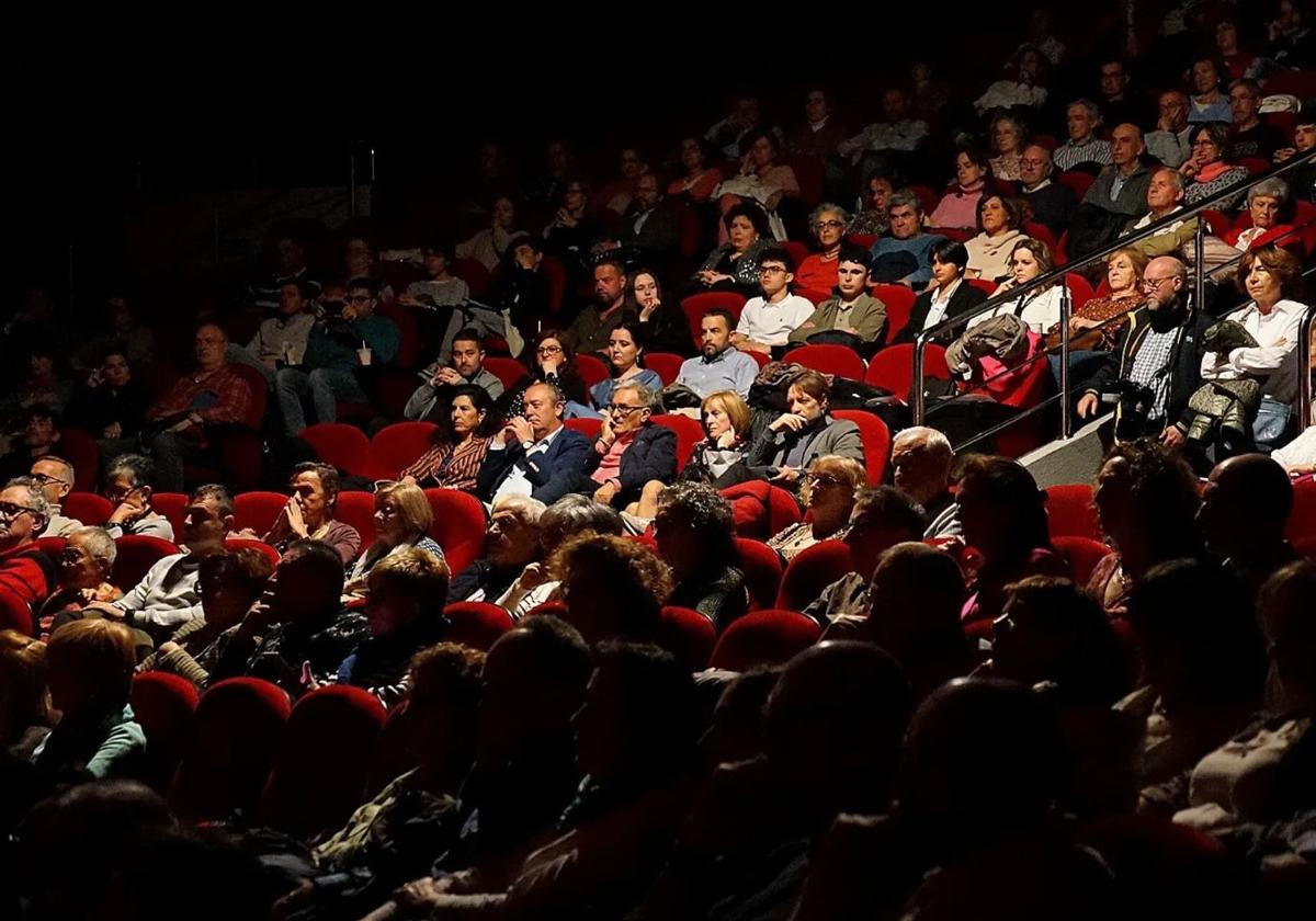 Público asistente en una edición de la Muestra de Cine Internacional de Palencia.