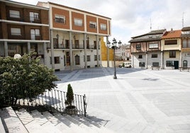 Imagen de archivo de la Plaza del Ayuntamiento de Baltanás.