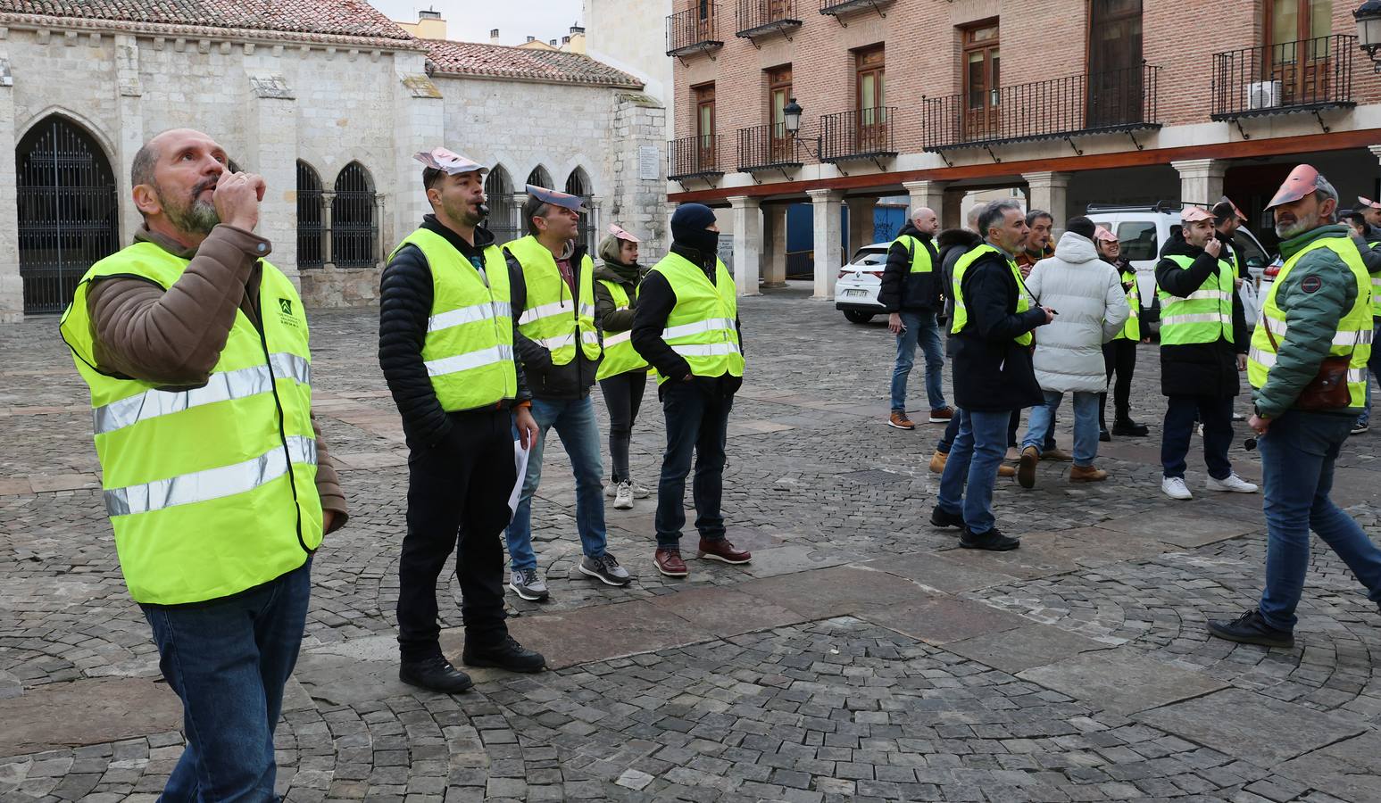 Silbidos y pataleos de la Policía Local de Palencia