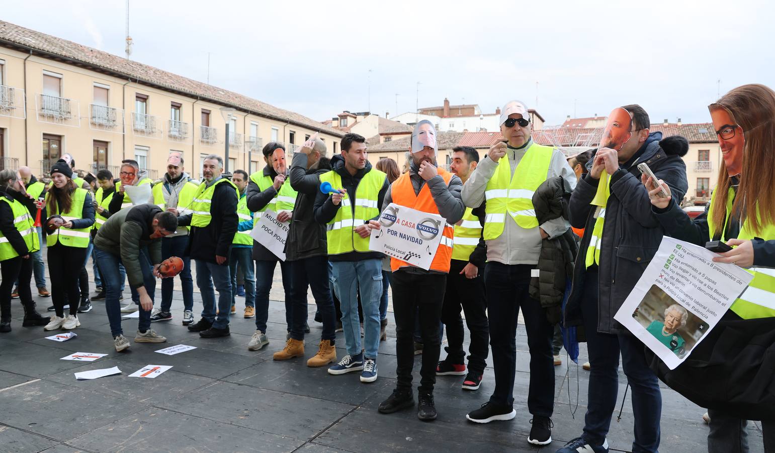 Silbidos y pataleos de la Policía Local de Palencia