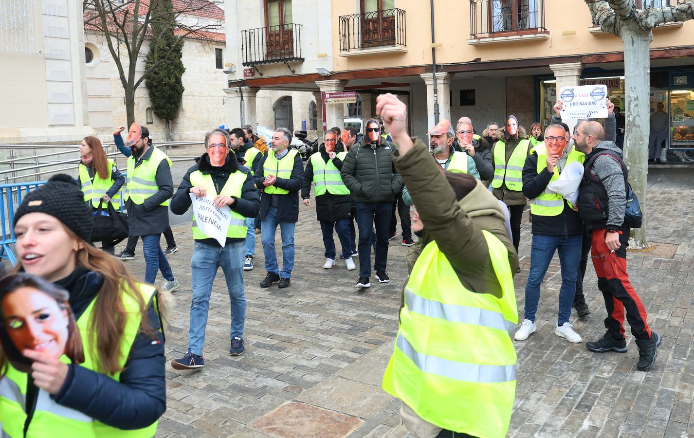 Silbidos y pataleos de la Policía Local de Palencia