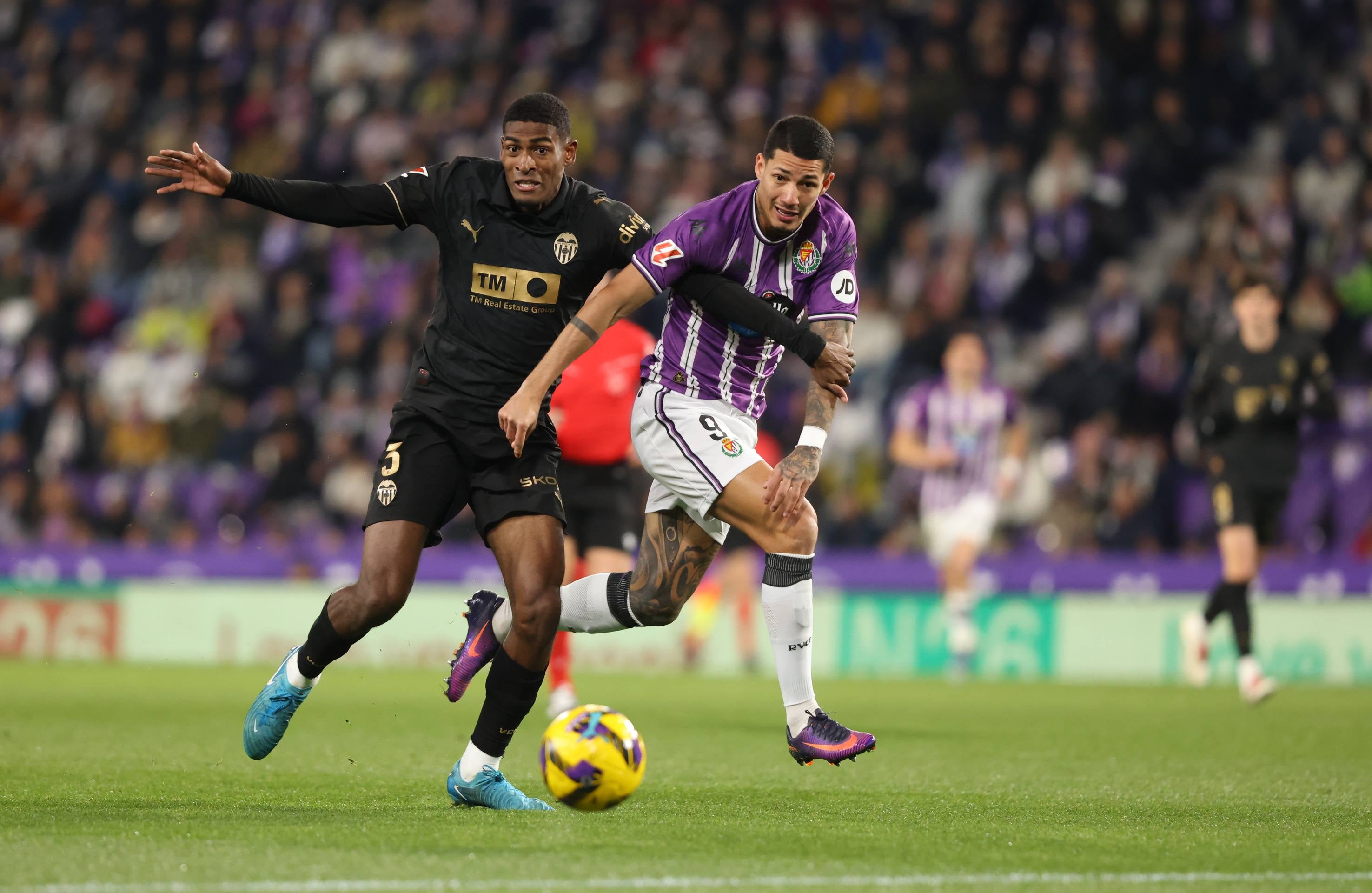 El triunfo del Real Valladolid ante el Valencia, en imágenes