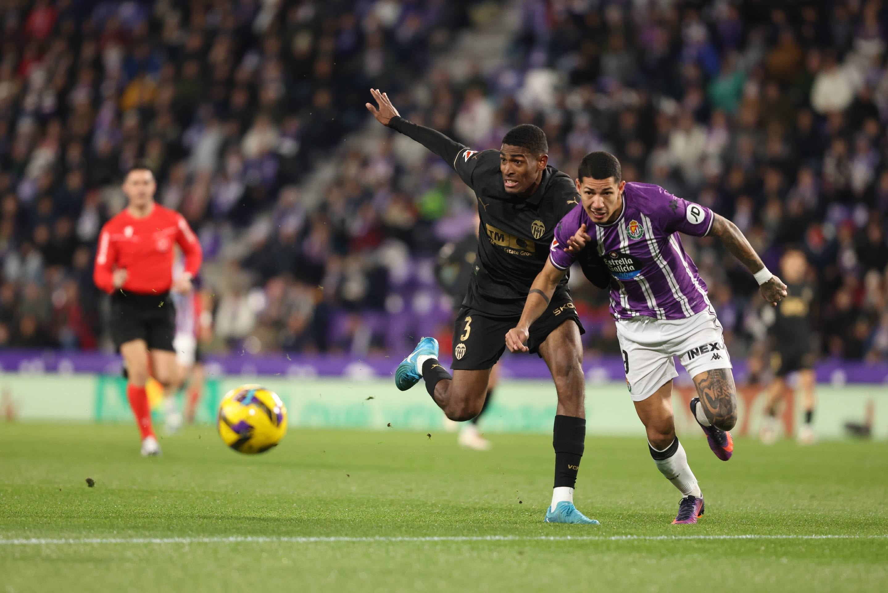 El triunfo del Real Valladolid ante el Valencia, en imágenes