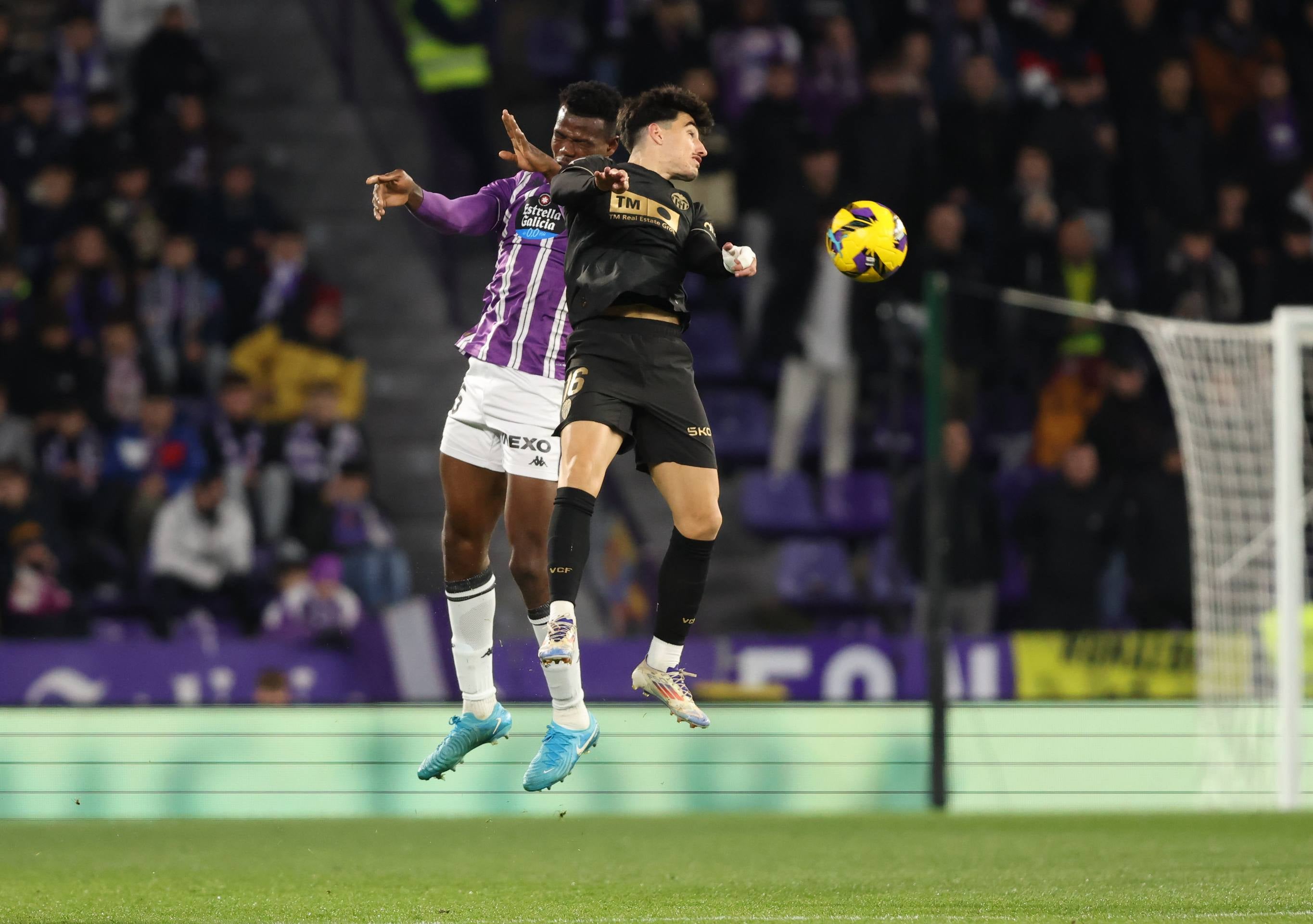 El triunfo del Real Valladolid ante el Valencia, en imágenes