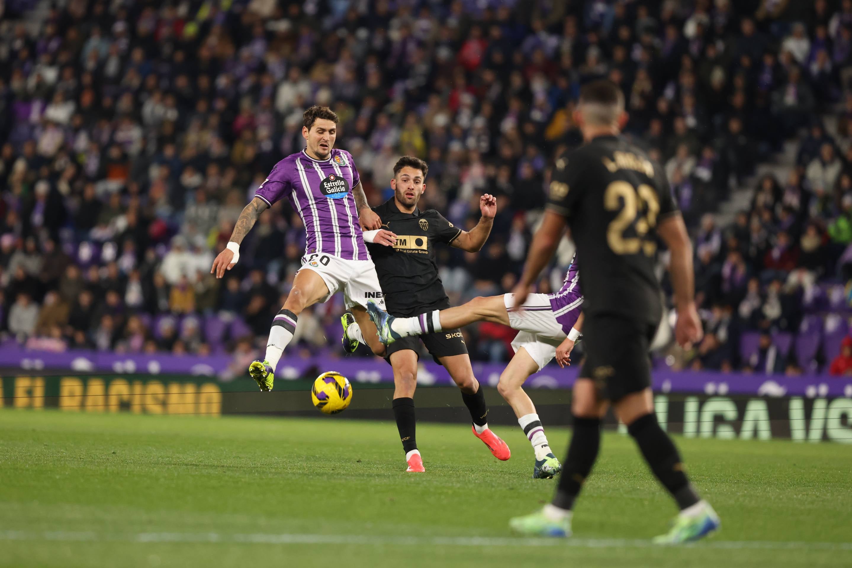 El triunfo del Real Valladolid ante el Valencia, en imágenes