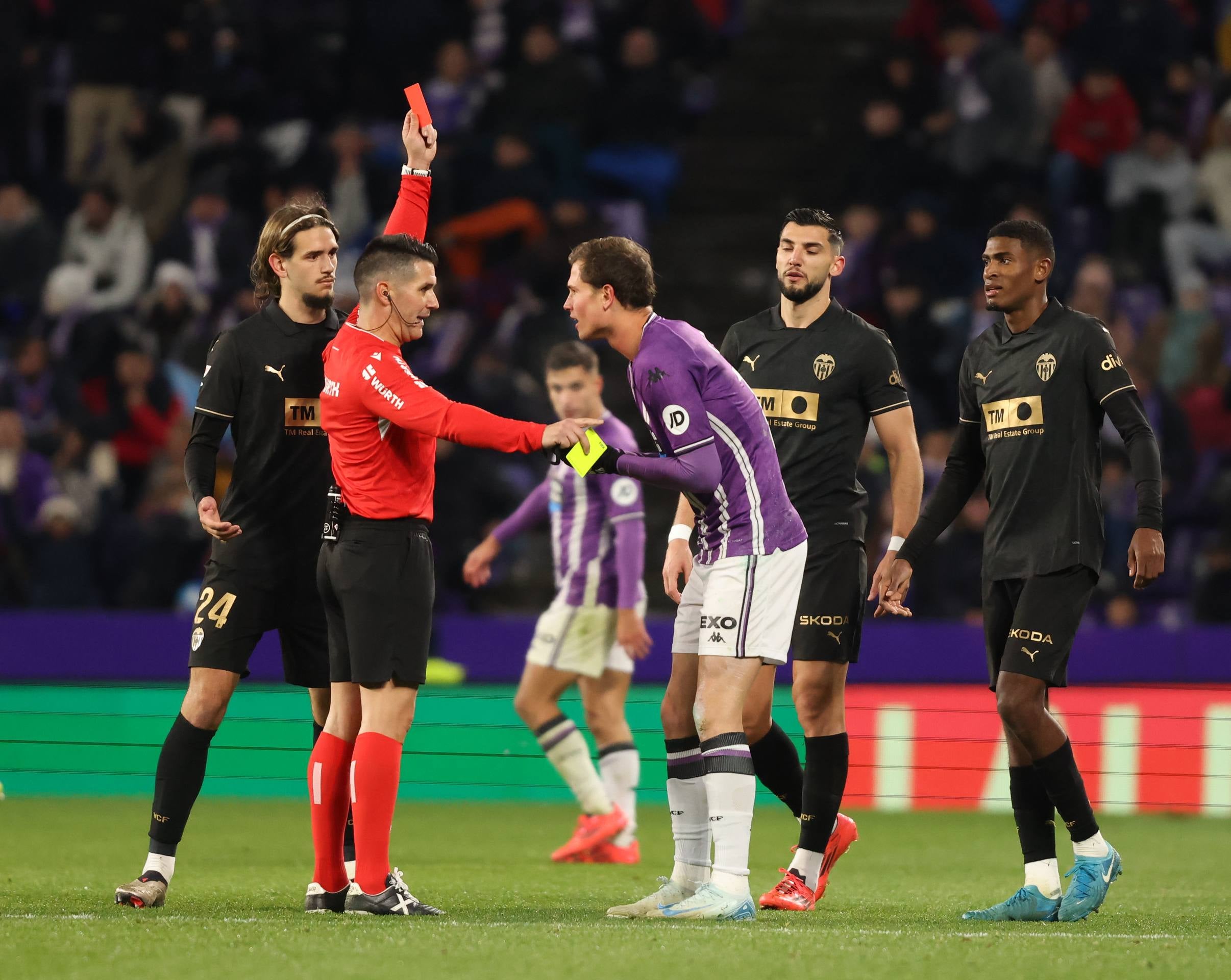 El triunfo del Real Valladolid ante el Valencia, en imágenes