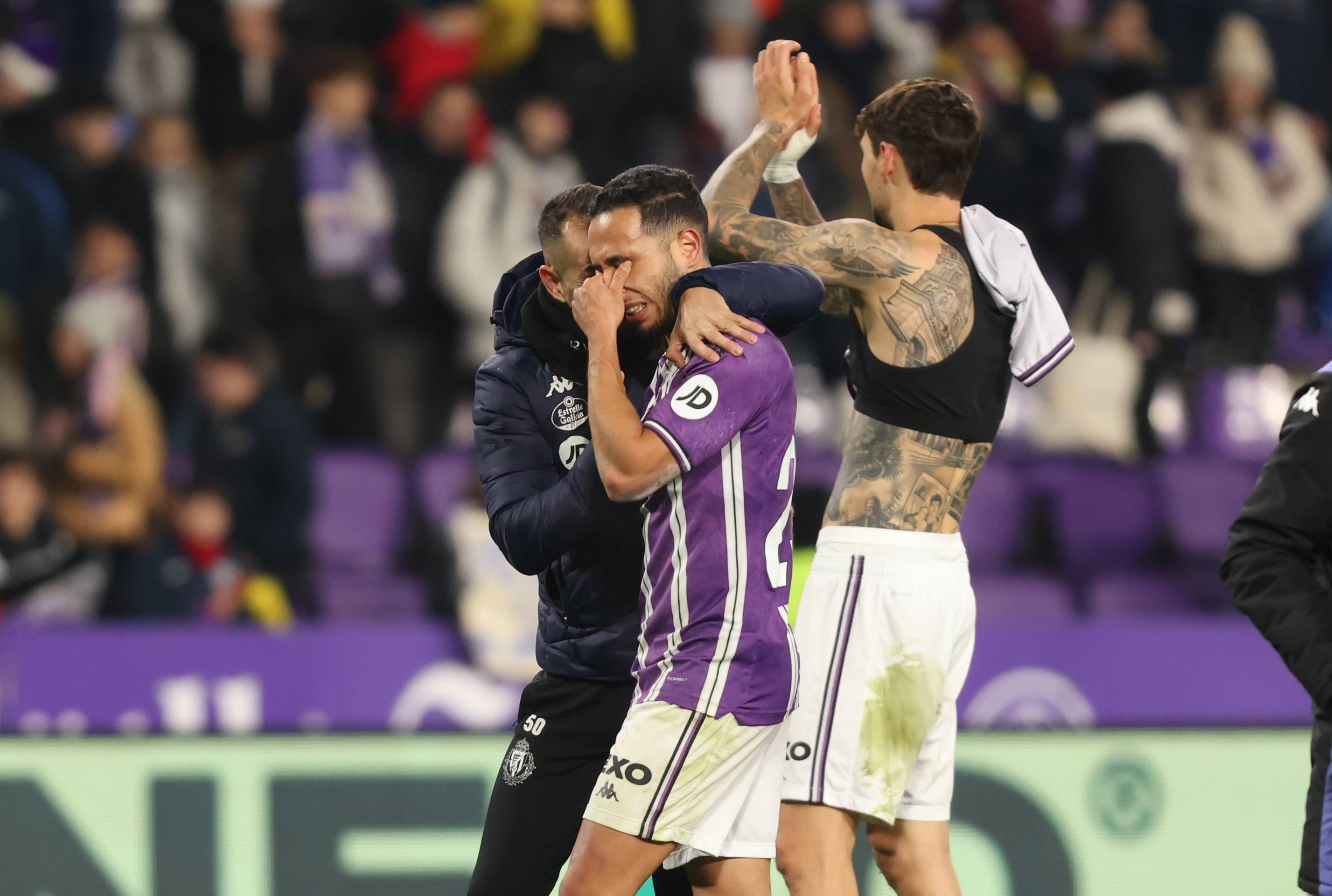 El triunfo del Real Valladolid ante el Valencia, en imágenes