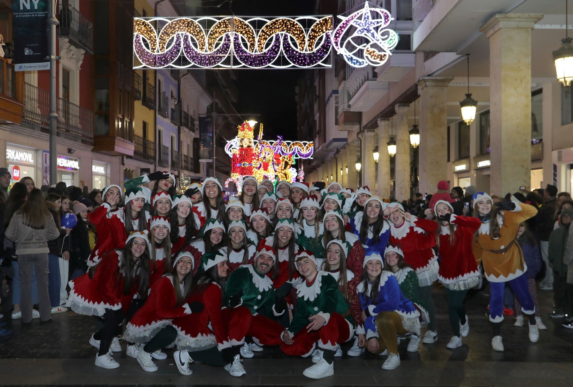 Papá Noel visita Palencia