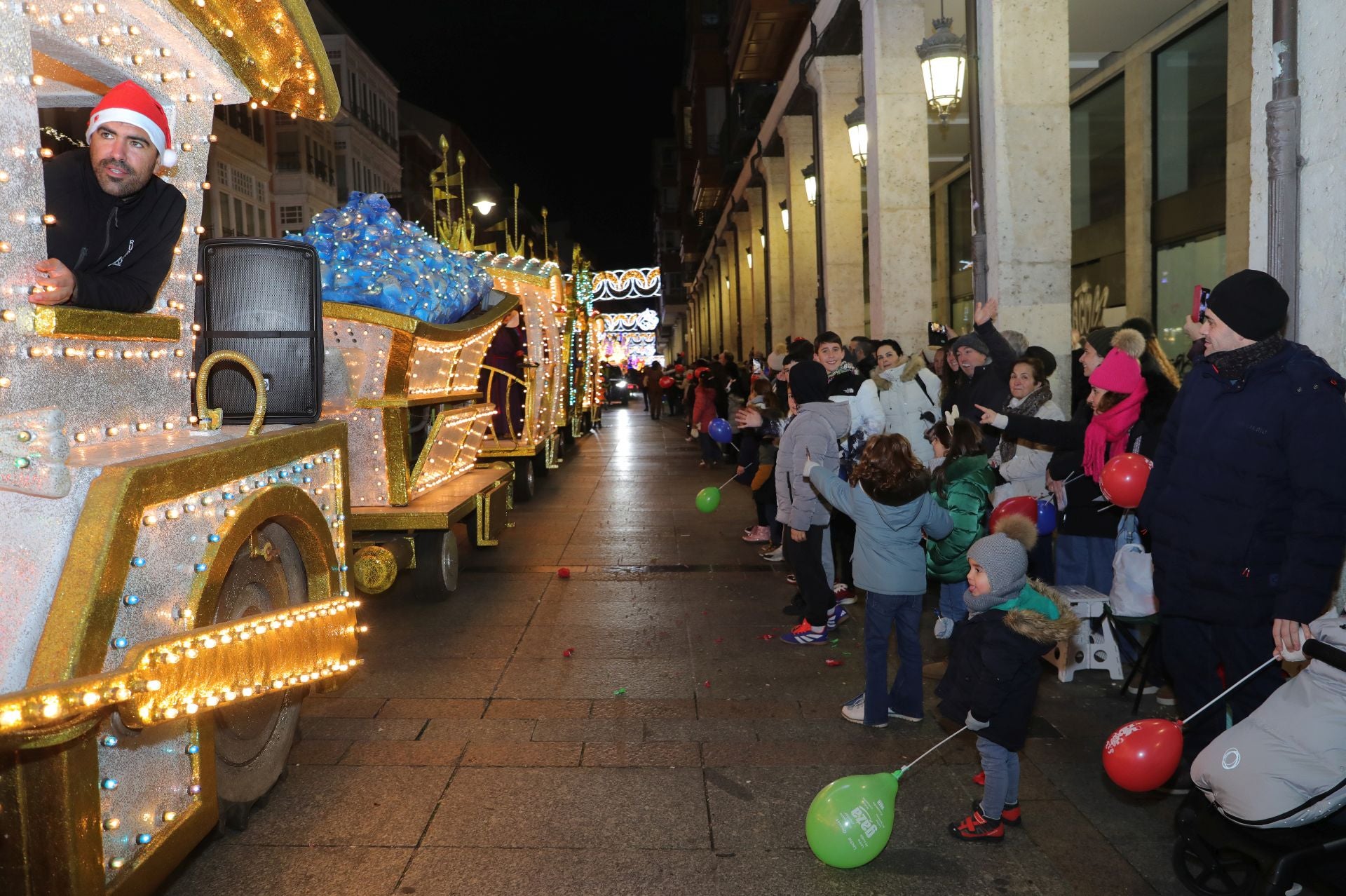 Papá Noel visita Palencia