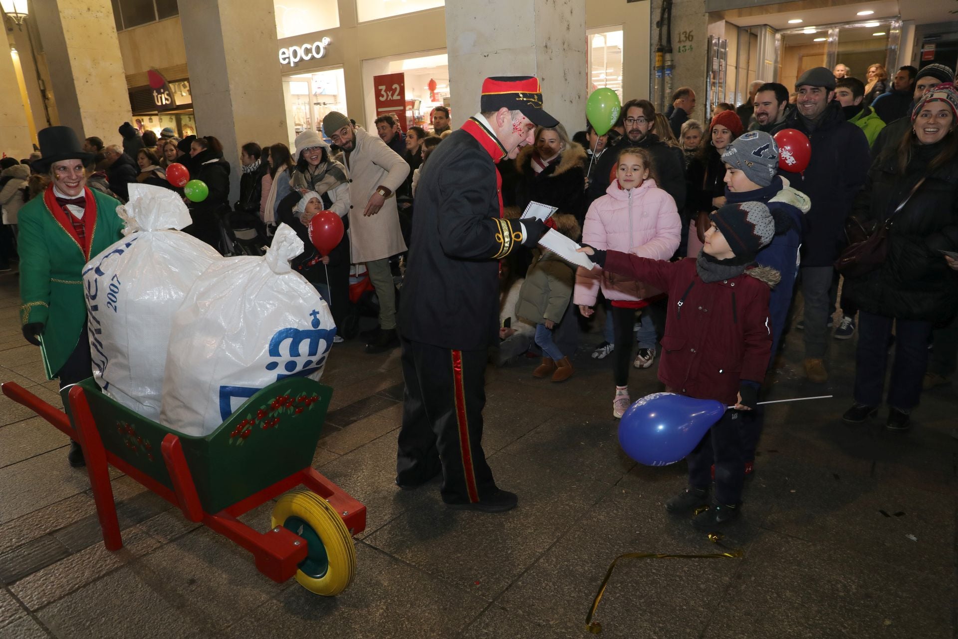 Papá Noel visita Palencia