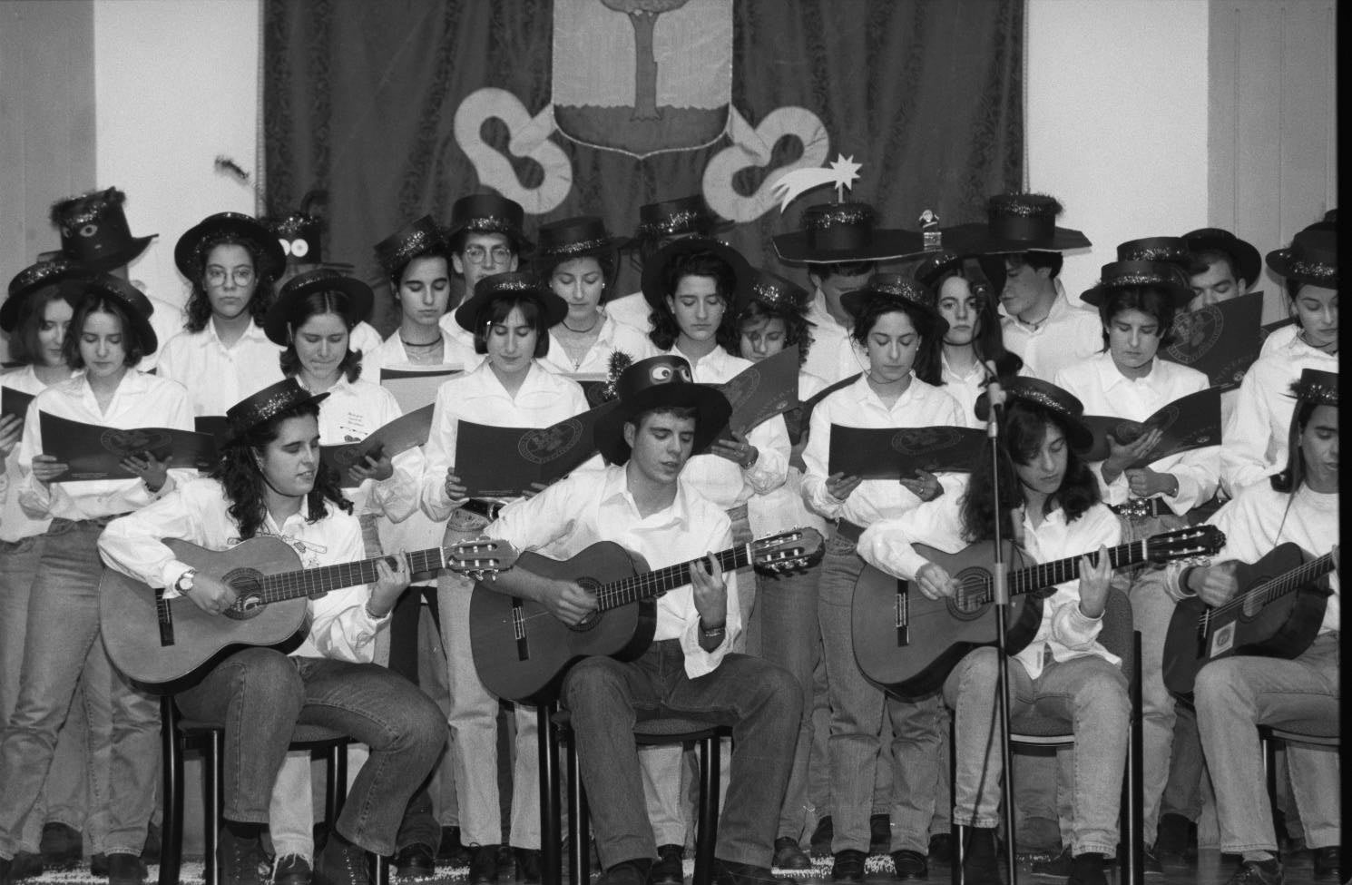 II Certamen de Villancicos en el Paraninfo Conde Ansúrez de la Universidad de Valladolid. 12 de diciembre de 1996.