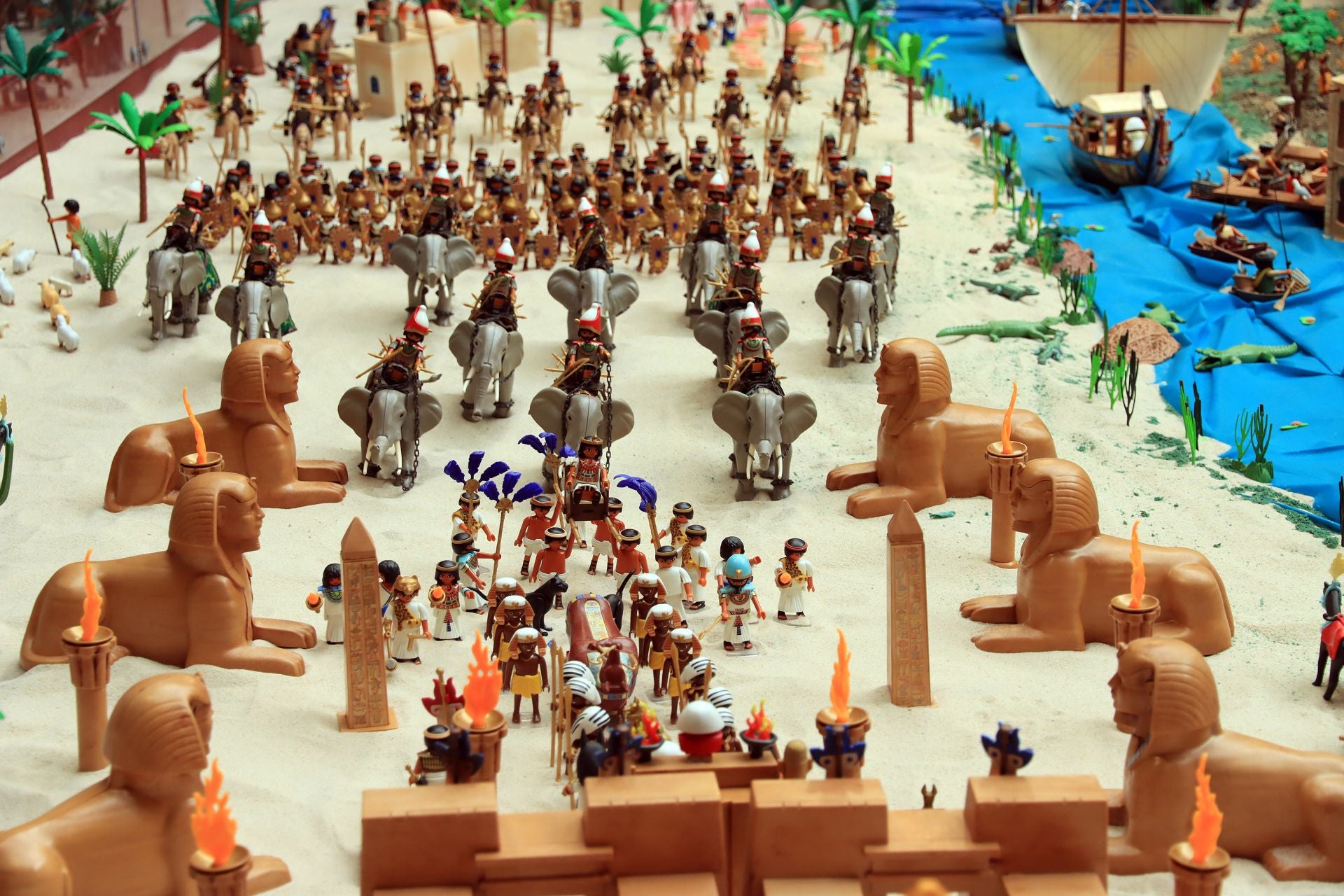 El belén de Playmobil, en imágenes