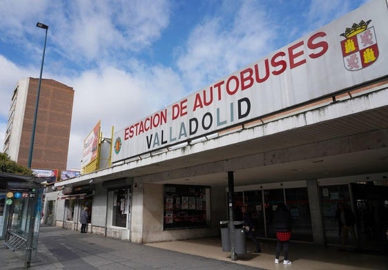 Imagen de archivo de la estación de autobuses de Valladolid.