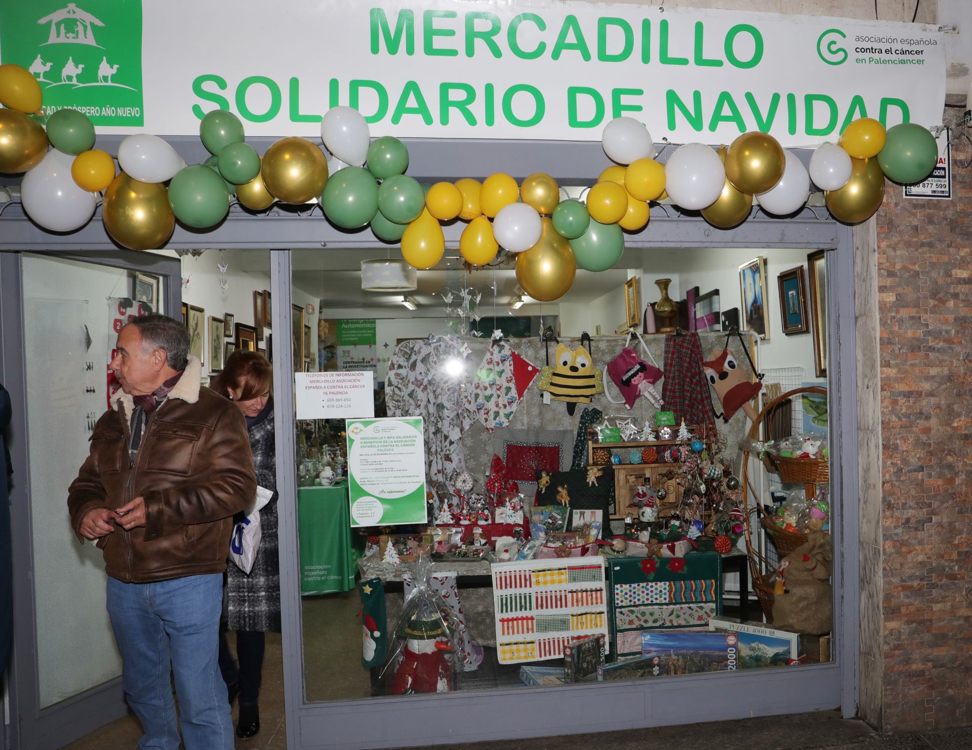 Un mercadillo ya esperado en la Navidad de Palencia