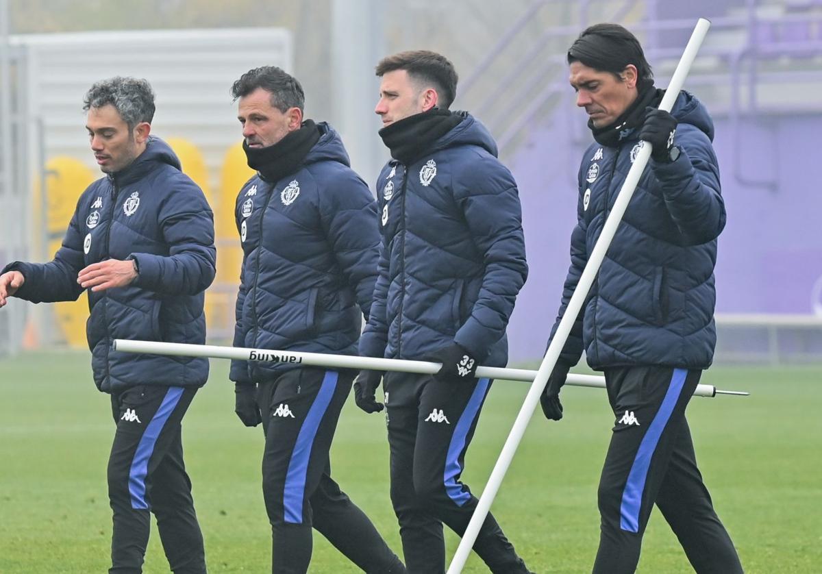 Renso Valinoti, Diego Cocca, Ignacio Laurino y Marcelo Goux.