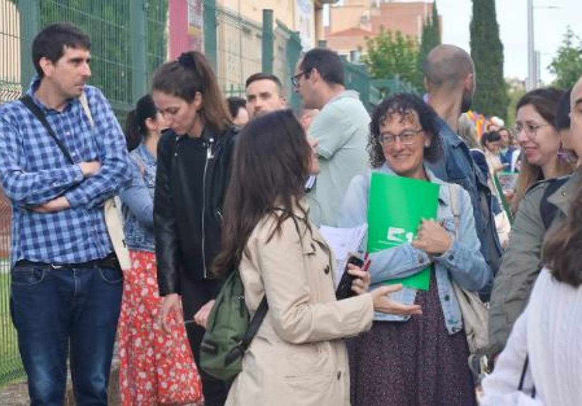 Aspirantes de las oposiciones a Secundaria, el pasado mes de junio en Valladolid.