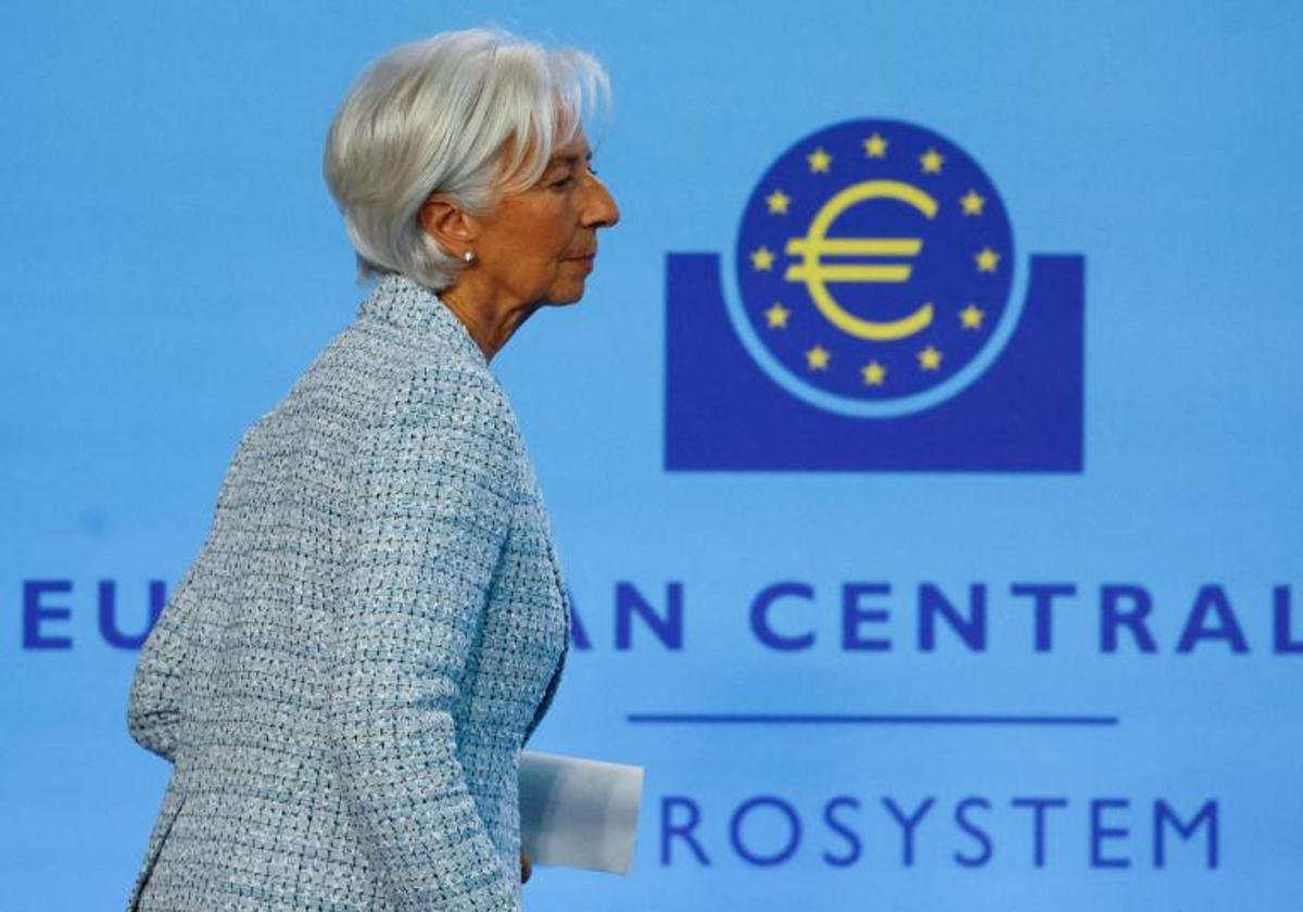 La presidenta del BCE, Christine Lagarde, en una imagen de junio.