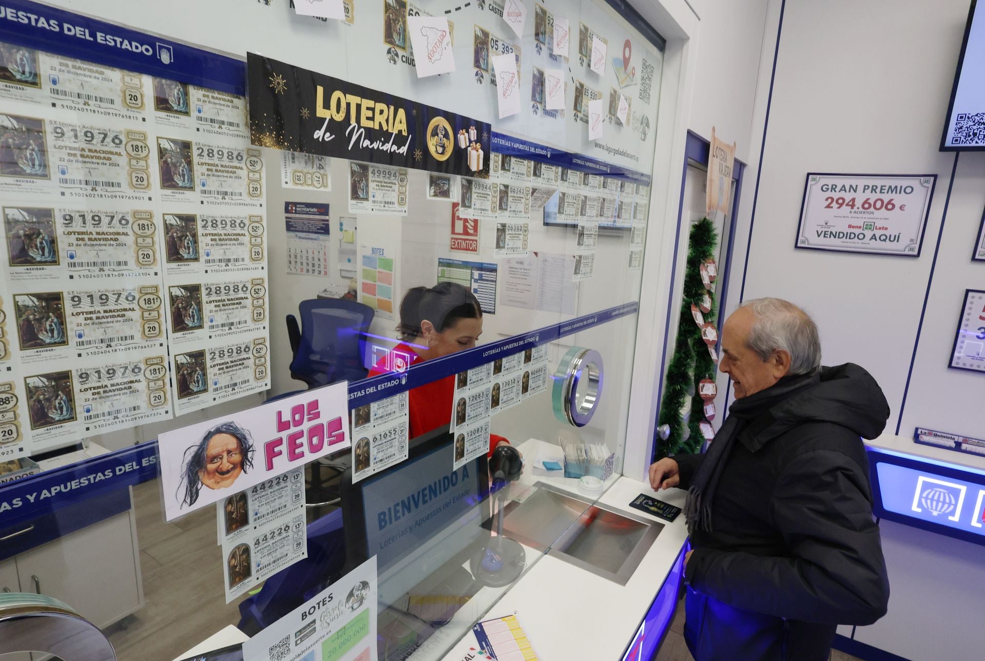 Los palentinos buscan la suerte para Navidad