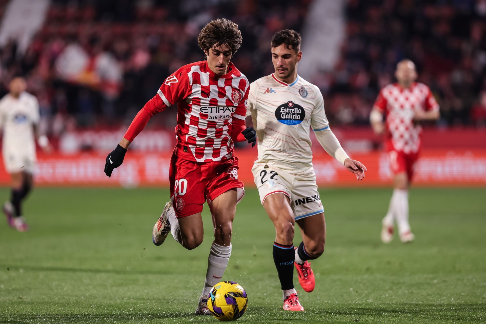 Las imágenes del partido entre el Girona y el Real Valladolid