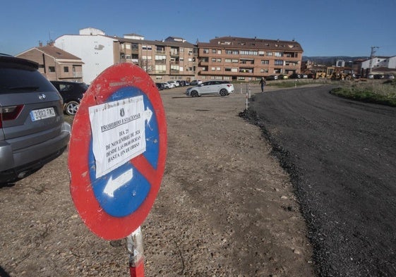 Zona de Las Lastras donde se prevén viviendas públicas, un gran parque urbano y aparcamientos.