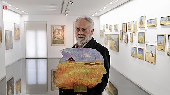 Pascual Aranda pinta la belleza y la ruina de la arquitectura rural castellana
