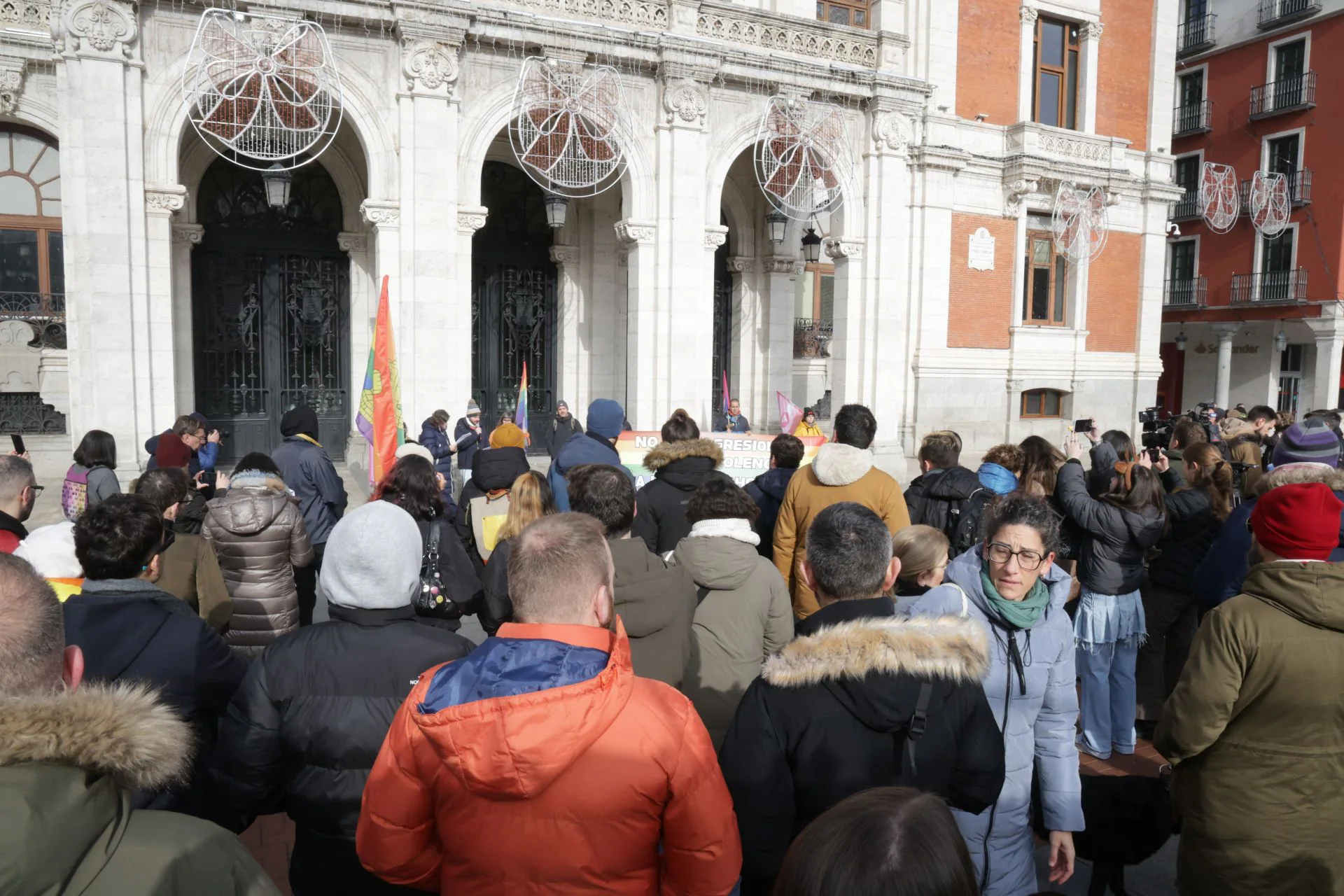 La protesta contra las agresiones homófobas, en imágenes