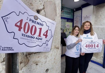 158 millones que acaban con una racha de mala suerte en la Lotería de Navidad de Valladolid