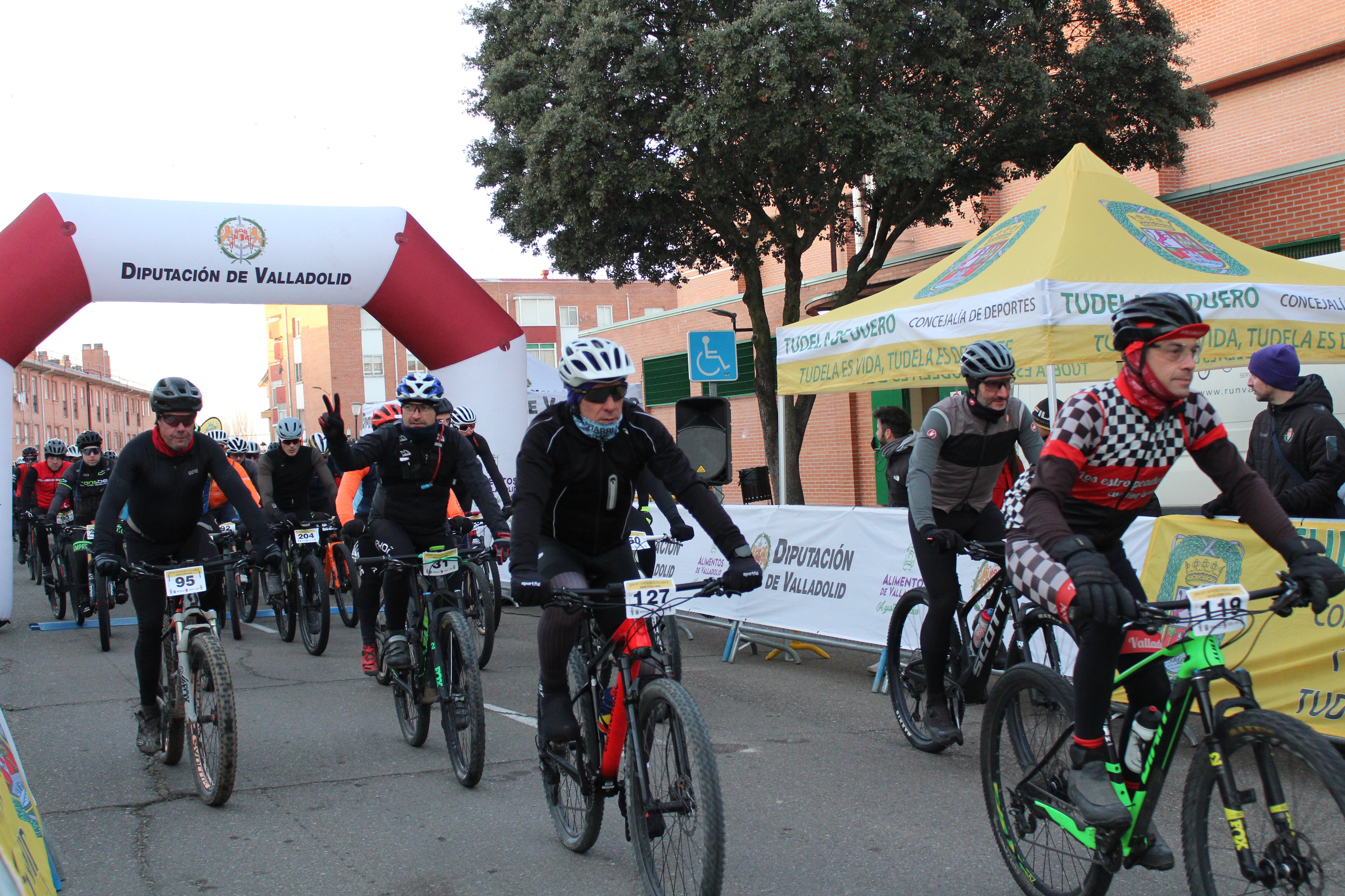 La XIII Bajo Cero Bike de Tudela de Duero, en imágenes