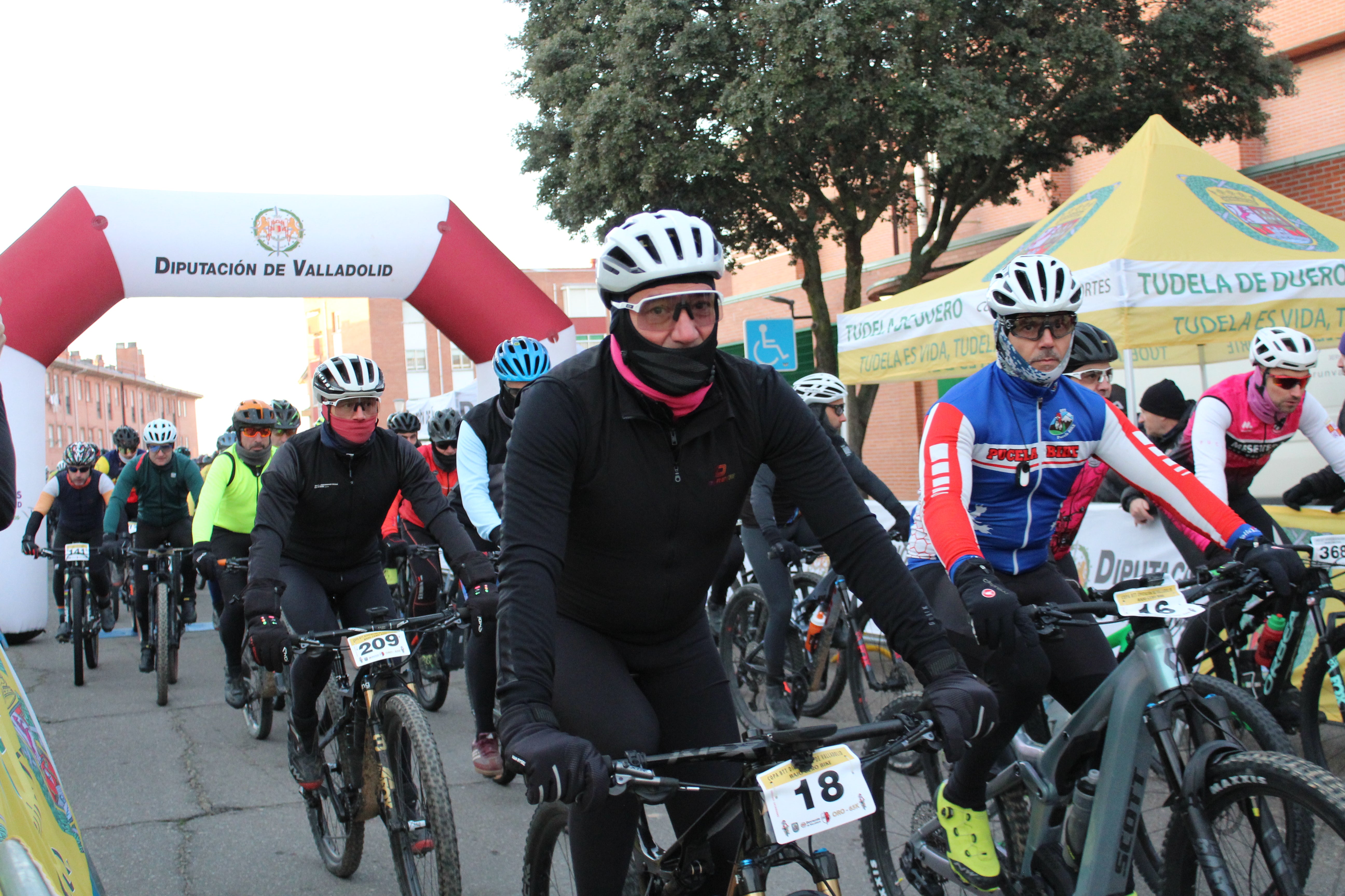 La XIII Bajo Cero Bike de Tudela de Duero, en imágenes