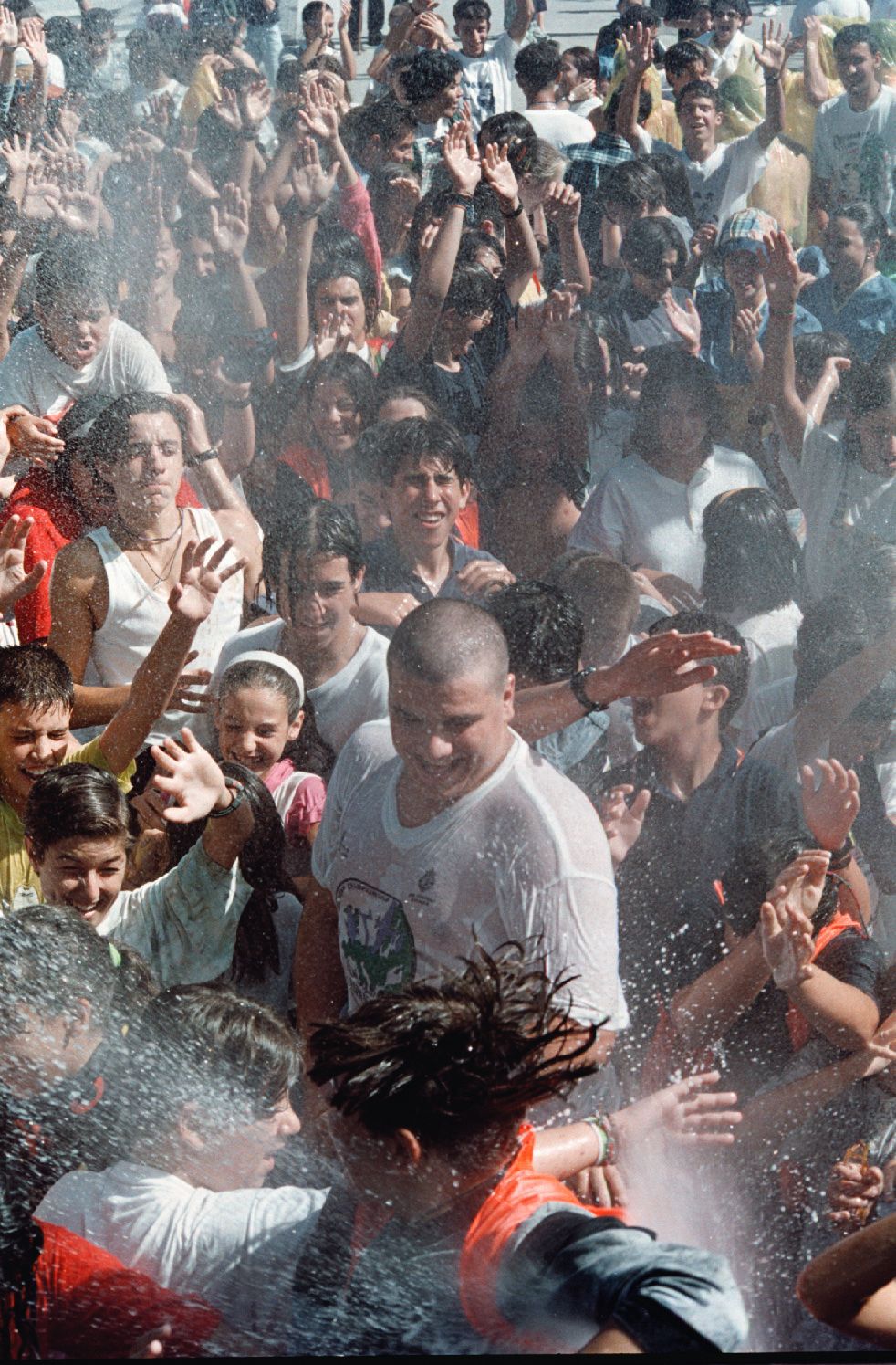 Gran Mojada en las Fiestas de San Antolín de 1997.