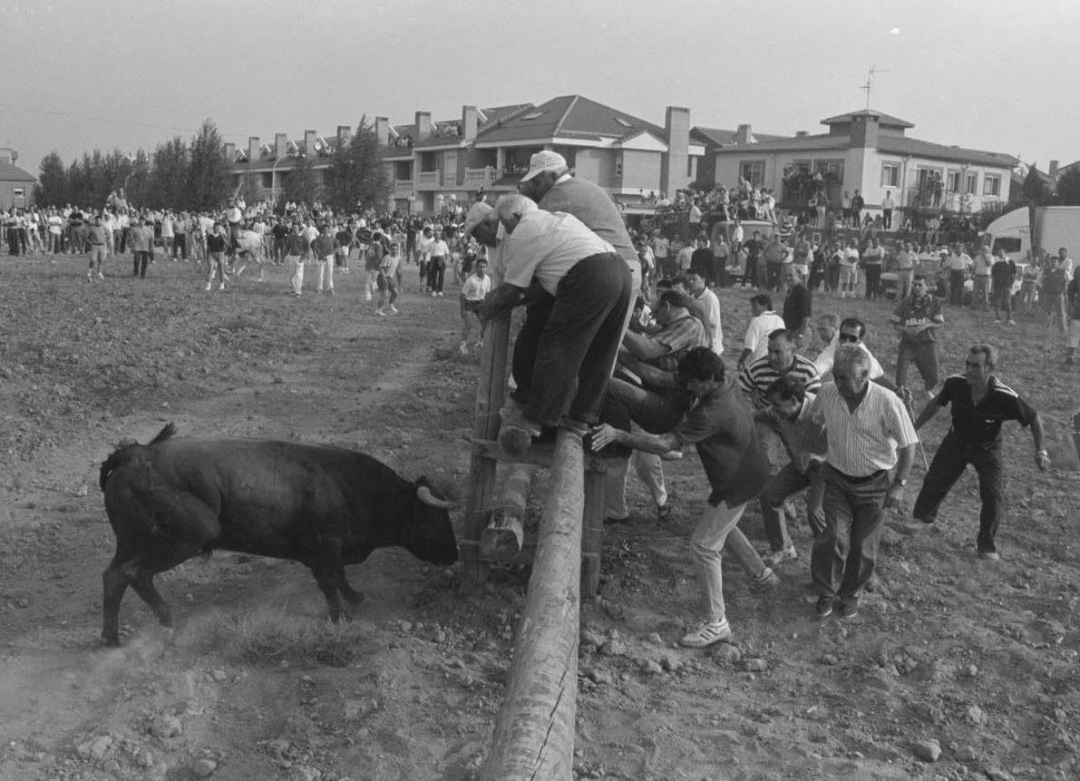 Encierros en la localidad en septiembre de 1998.