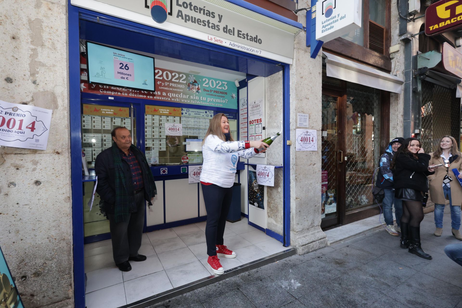 Al menos 300 décimos del segundo premio llegan a Palencia