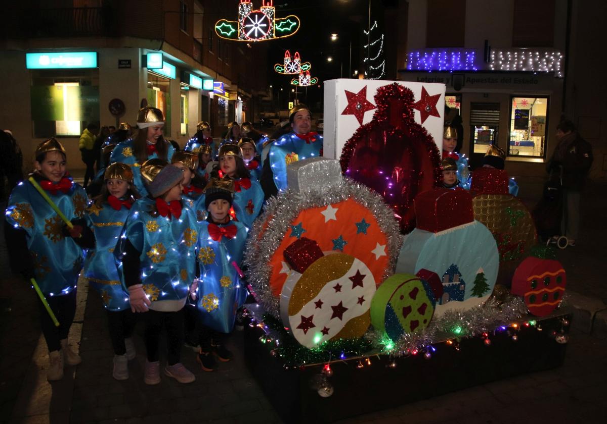 Fotos de la llegada de Papá Noel a Cuéllar