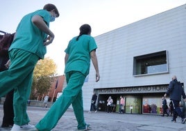 Entrada al Hospital Río Hortega.