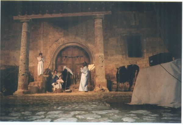 El belén viviente de la iglesia de Santiago de Tordehumos de hace 25 años, en imágenes