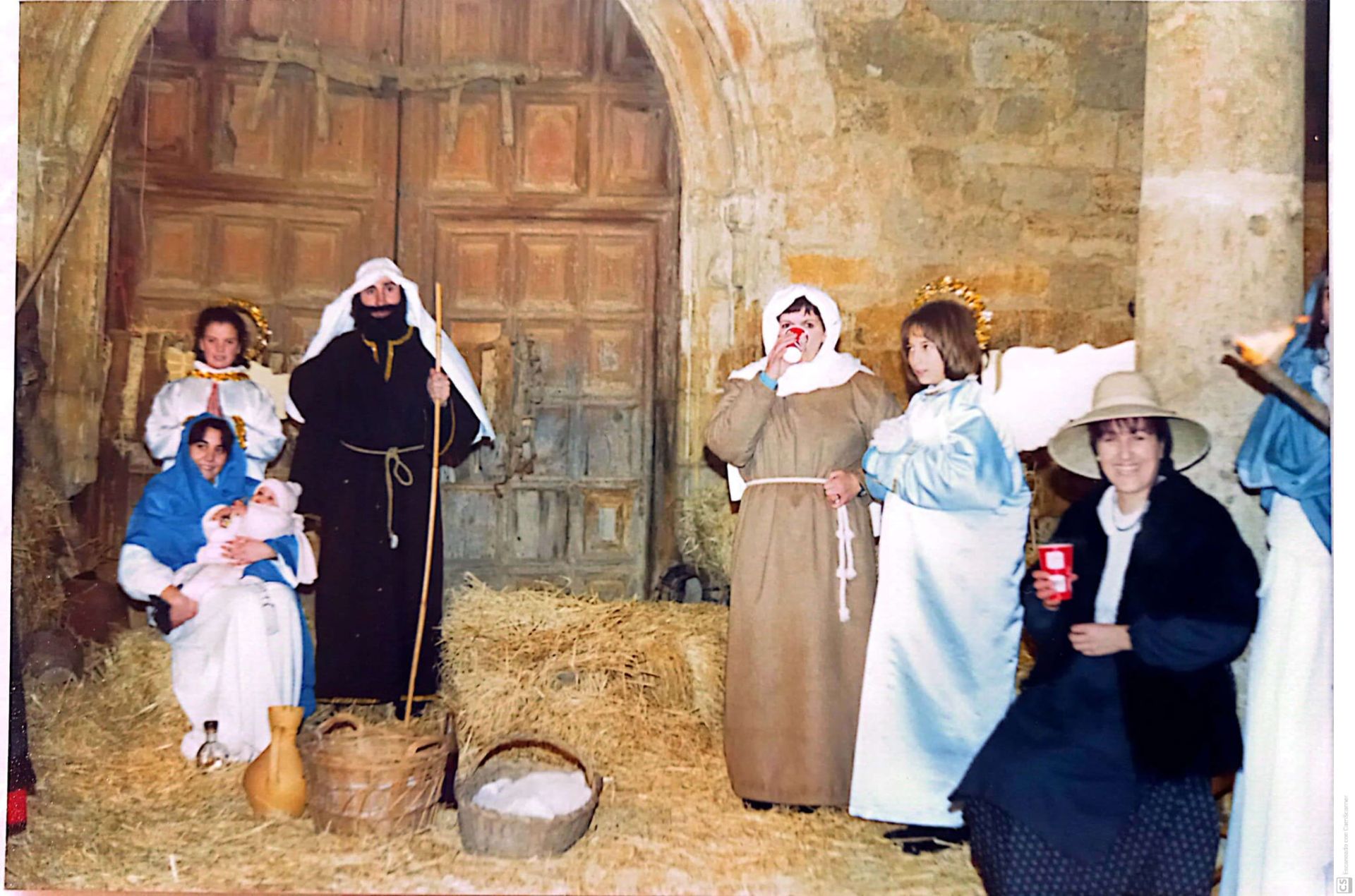 El belén viviente de la iglesia de Santiago de Tordehumos de hace 25 años, en imágenes