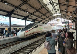 Estación de trenes de Valladolid.