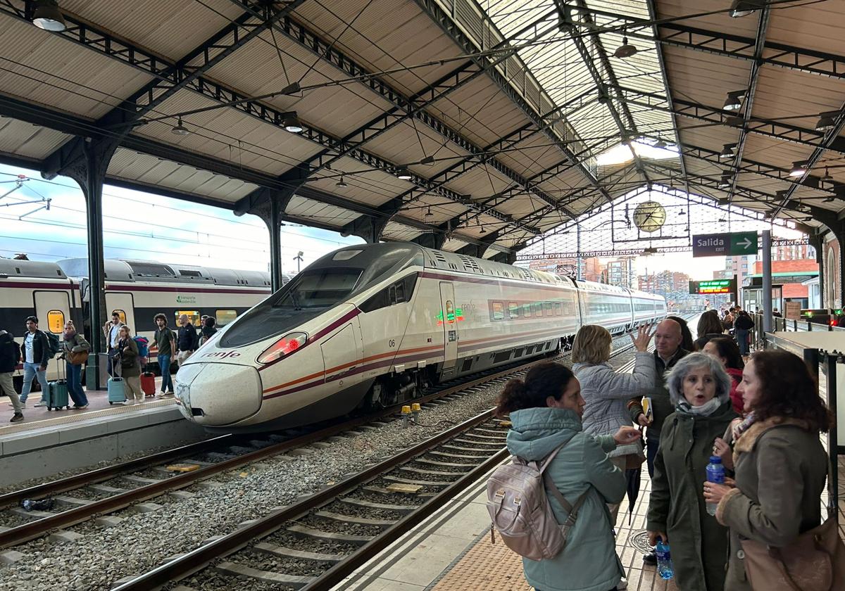 Estación de trenes de Valladolid.