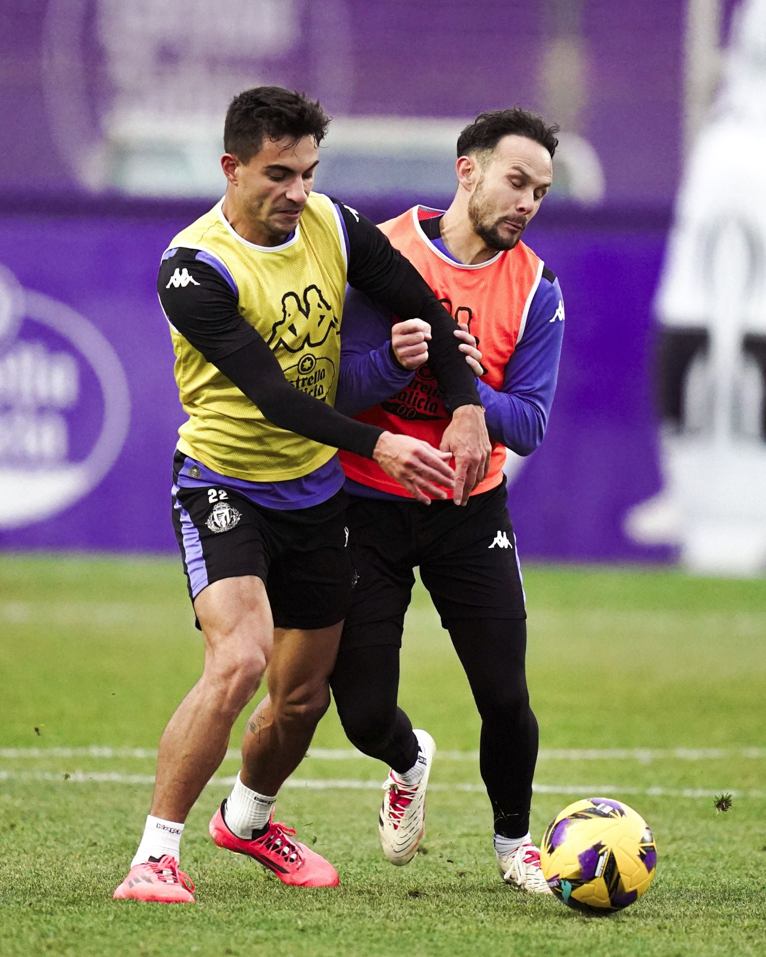 Las imágenes de la vuelta a los entrenamientos del Real Valladolid tras el parón de Navidad