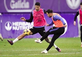 Las imágenes de la vuelta a los entrenamientos del Real Valladolid tras el parón de Navidad