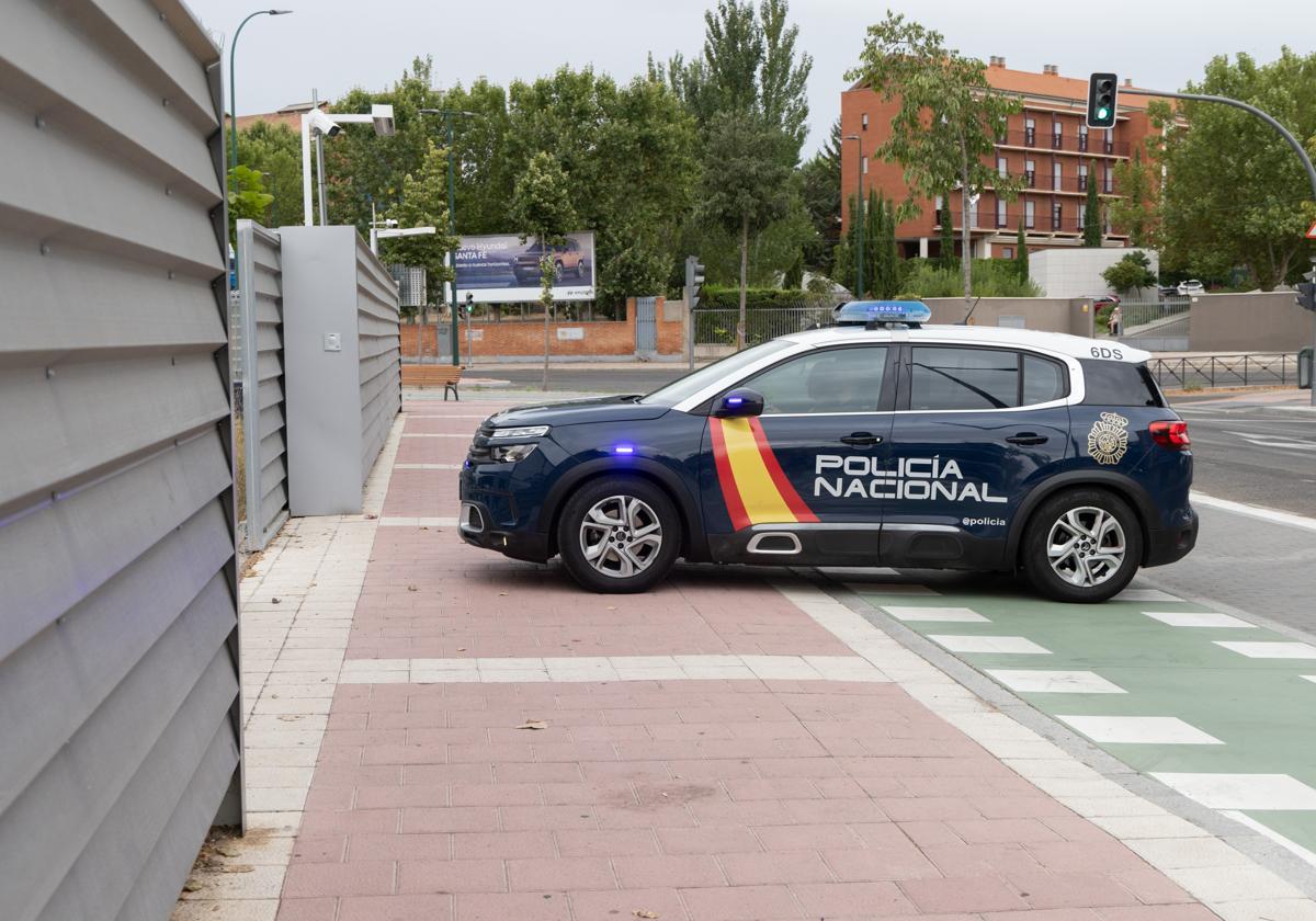 Un vehículo de la Policía Nacional.